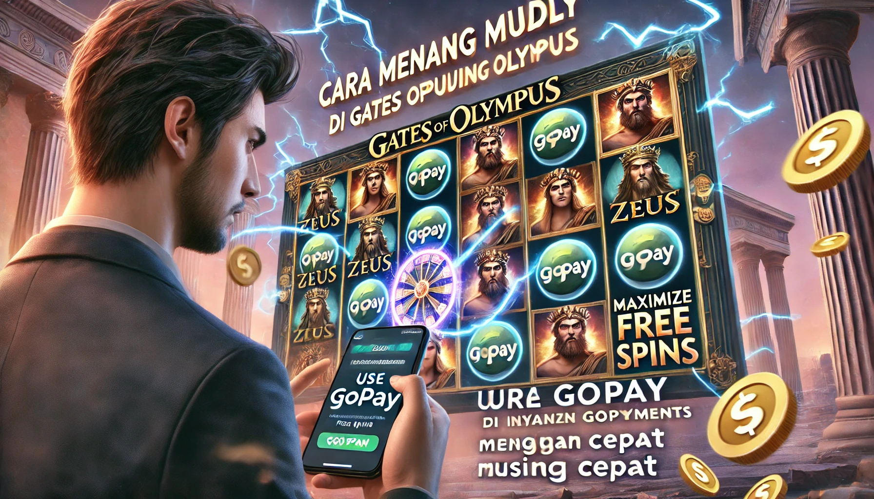 Cara Menang Mudah di Gates Of Olympus Menggunakan Gopay dengan Cepat