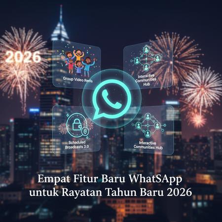 Empat Fitur Baru WhatsApp untuk Rayakan Tahun Baru 2026